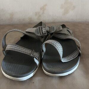 Chaco Classic Womens Gray Multicolor Hiking Jacquard Strappy Sandals Size 10
